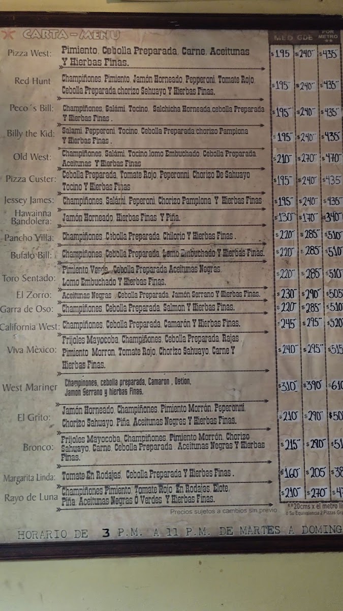 Pizza West Menu - Image 4