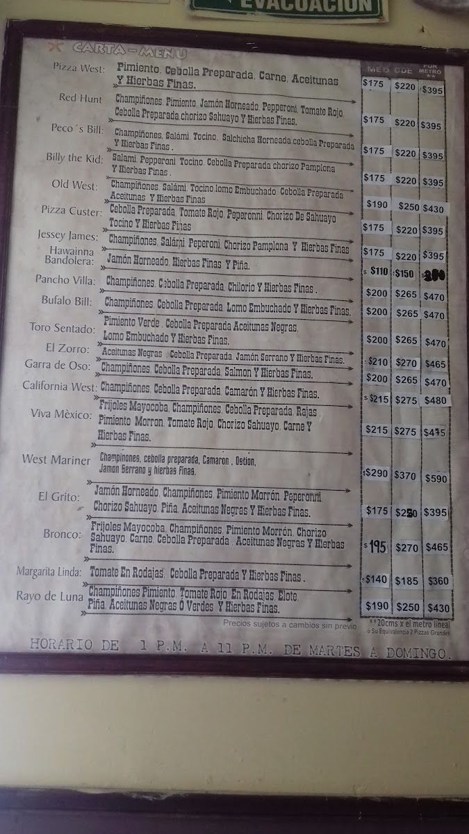 Pizza West Menu - Image 5